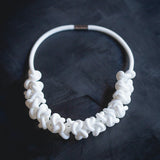 Rubber neckpieces, white