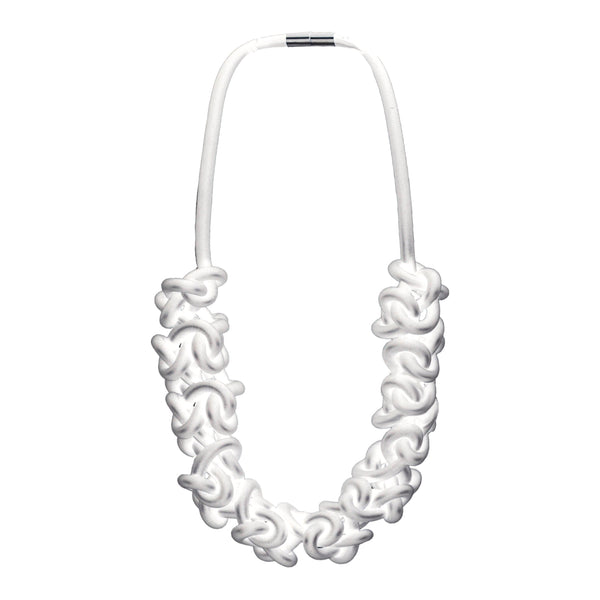 Rubber neckpieces, white
